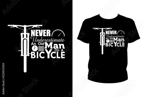 Never underestimate an old man on a bicycle - Art files for Cricut and Silhouette. You can edit them with Adobe Illustrator.