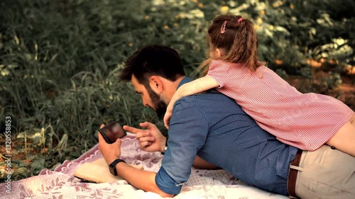 Wallpaper Mural Being together, picnic in green park	 Torontodigital.ca