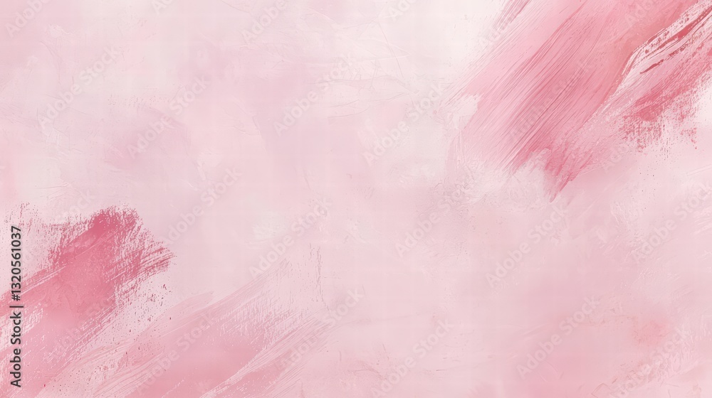 Fototapeta premium Pink Strokes of Elegance: A stunning artistic composition, using soft, delicate pink brushstrokes, offering a sense of creativity and a touch of artistic flair.