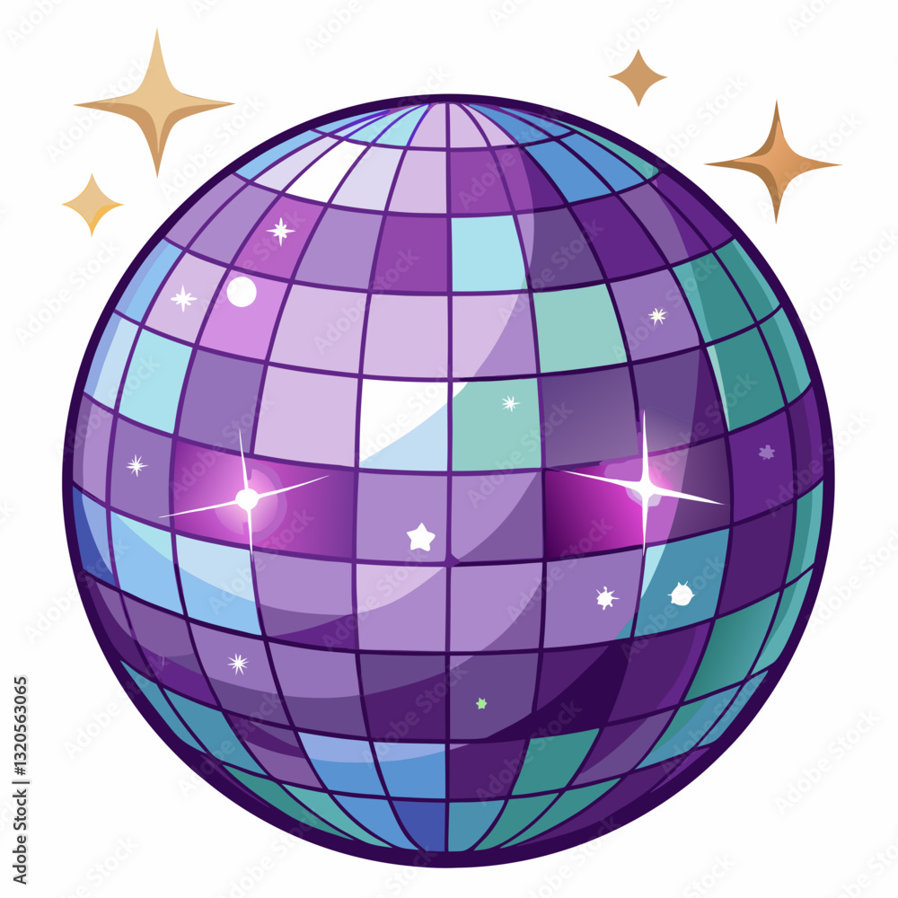 shiny disco ball reflecting dazzling lights shiny disco ball reflecting dazzling lights