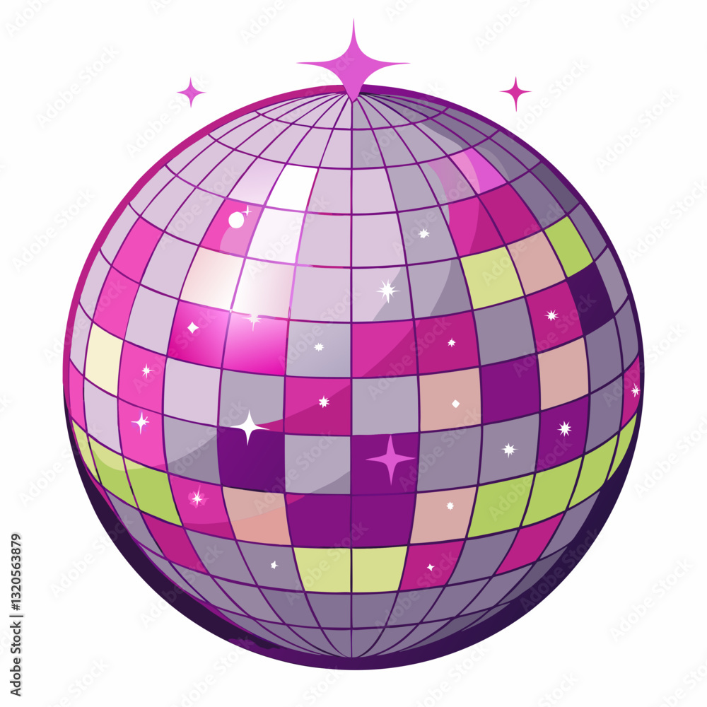 shiny disco ball reflecting dazzling lights shiny disco ball reflecting dazzling lights