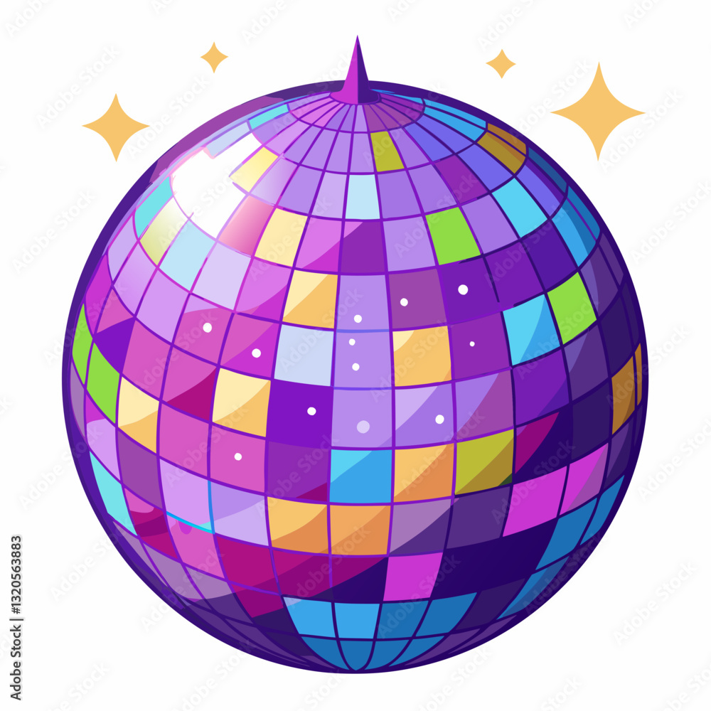 shiny disco ball reflecting dazzling lights shiny disco ball reflecting dazzling lights