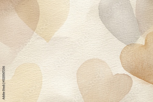 Soft Beige Watercolor Background in Neutral Tones ,Abstract beige watercolor painting with grunge brush in earth tone color, watercolor paper texture background,Scratched bright red paint