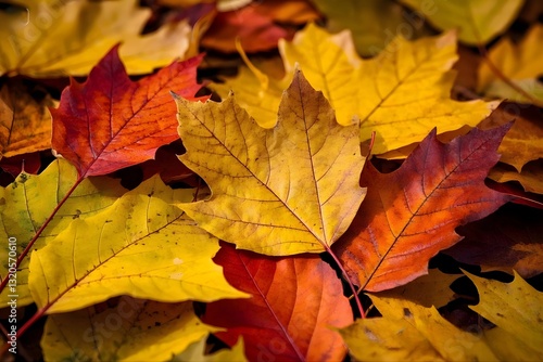 Wallpaper Mural autumn leaves background Torontodigital.ca