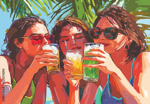 summer beach party