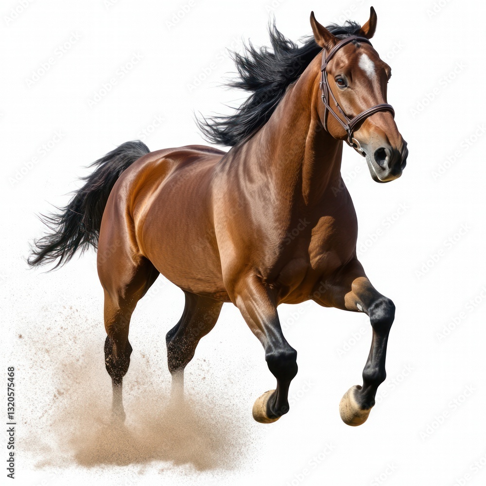Obraz premium Horse running transparent PNG