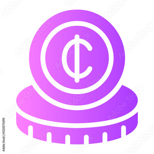 cent Gradient icon