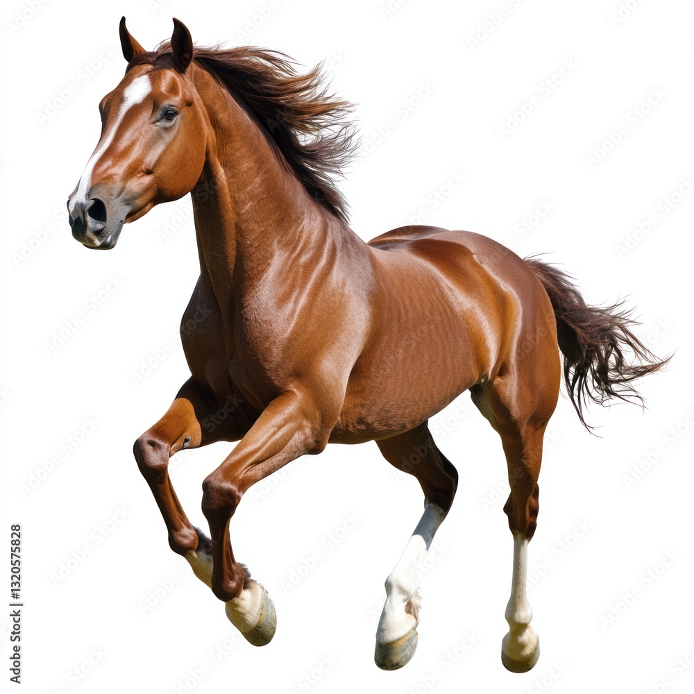 Obraz premium Horse running transparent PNG