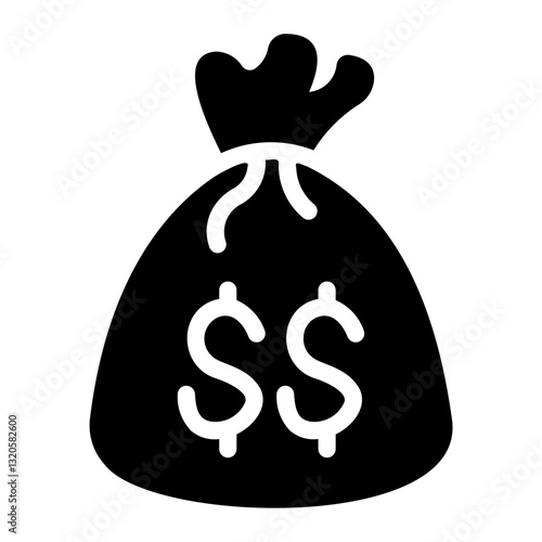 money bag Solid icon