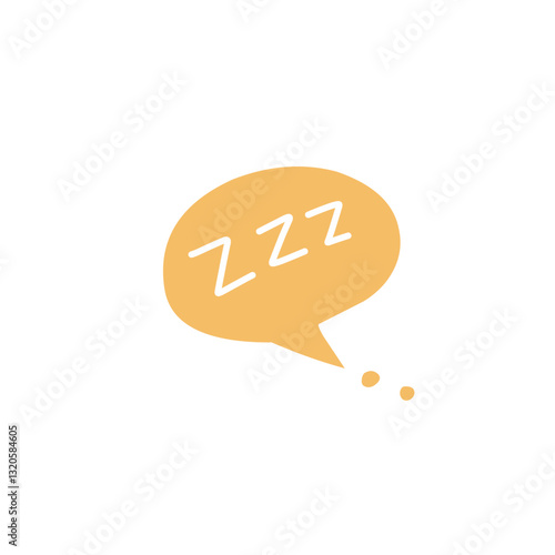 zzz sleep bubble vector elements