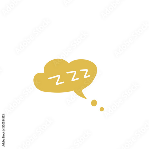 zzz sleep bubble vector elements