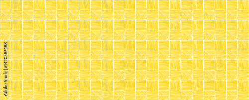 yellow pattern background square line hand drawing