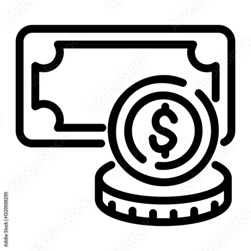 yen Line Icon