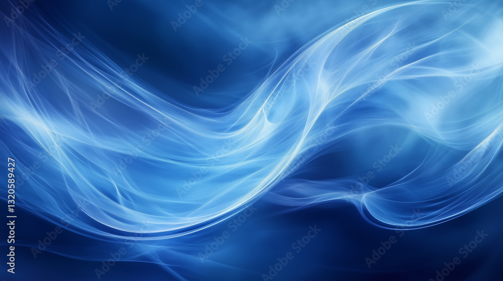 abstract blue smoke background with waves abstract blue smoke background with waves