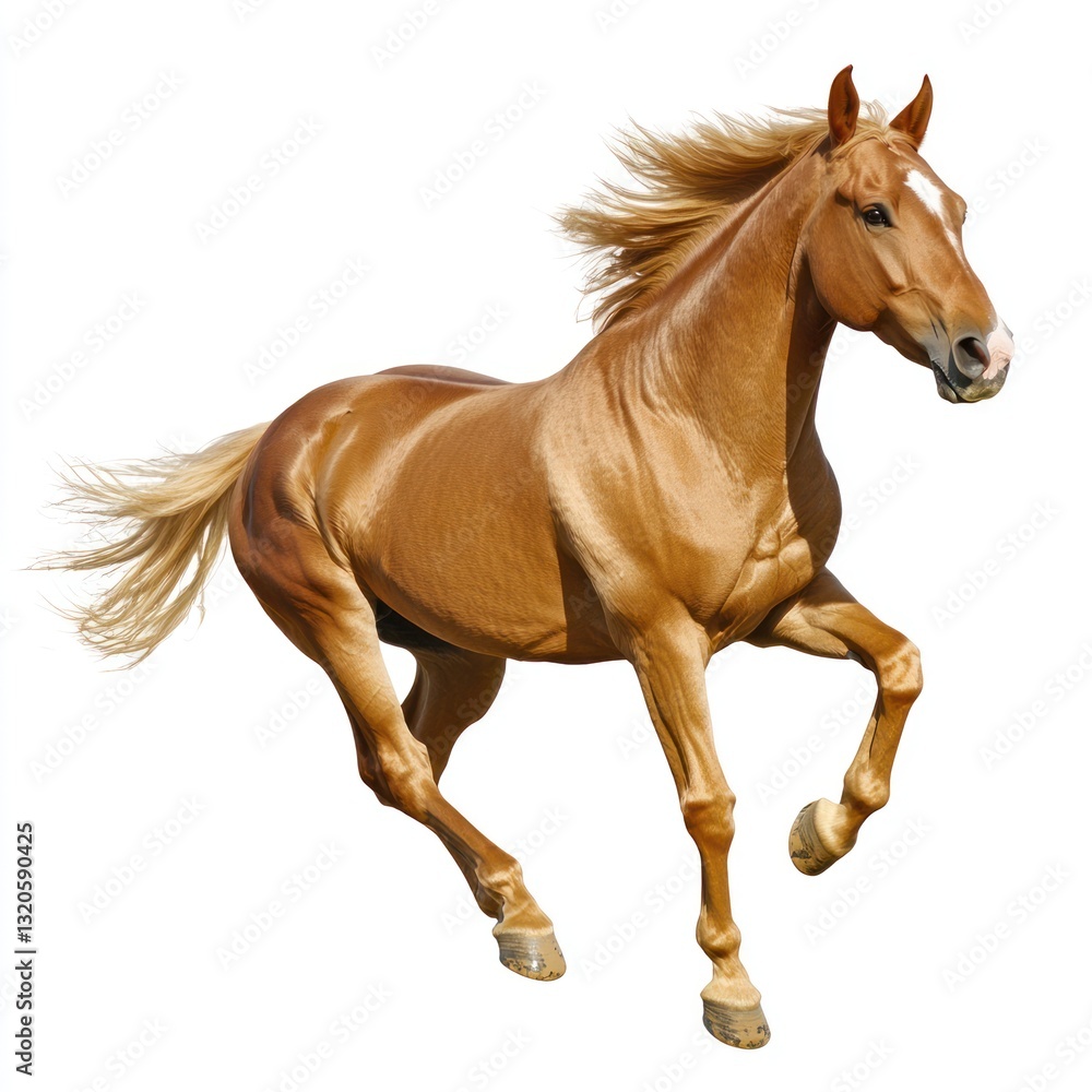 Obraz premium Horse running transparent PNG