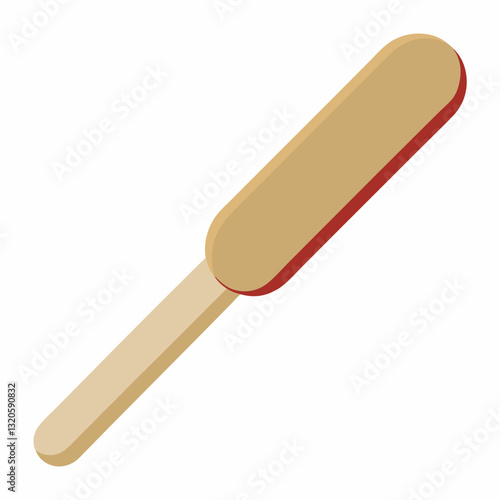 disposable tongue depressor made of smooth wood  