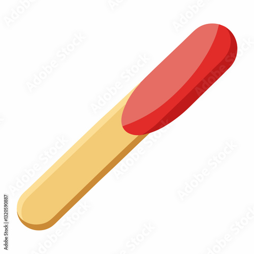 disposable tongue depressor made of smooth wood  