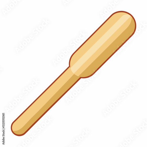 disposable tongue depressor made of smooth wood  