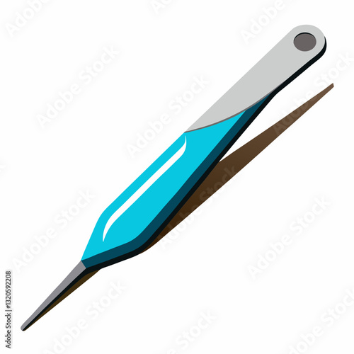 precision tweezers with a fine tip grip