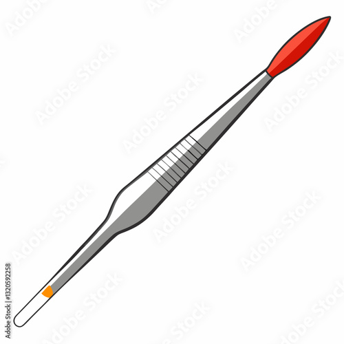 precision tweezers with a fine tip grip