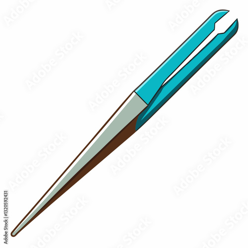 precision tweezers with a fine tip grip