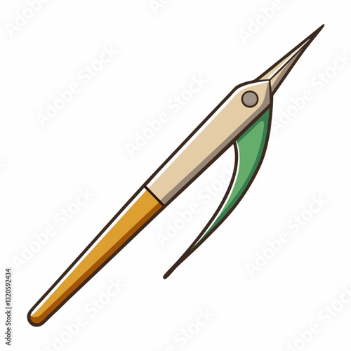 precision tweezers with a fine tip grip