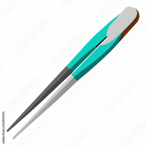 precision tweezers with a fine tip grip