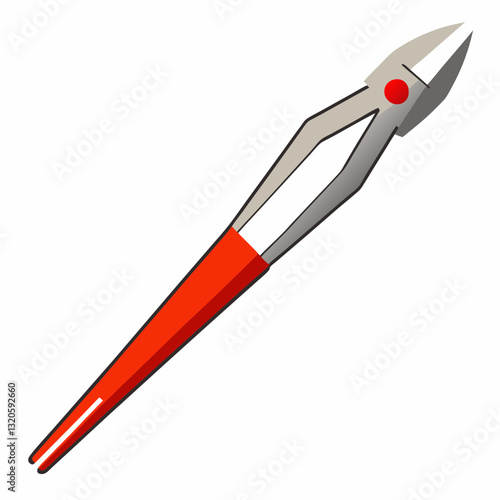 precision tweezers with a fine tip grip