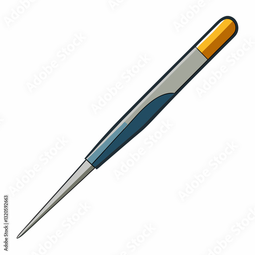 precision tweezers with a fine tip grip