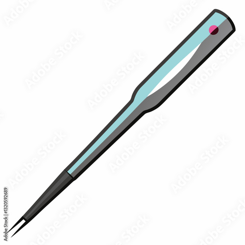 precision tweezers with a fine tip grip