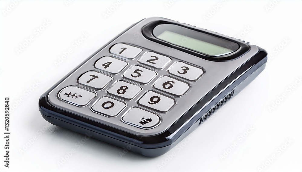 isolated digital keypad on white background ideal for security themes isolated digital keypad on white background ideal for security themes