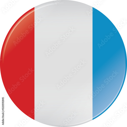 Luxemburg flag circle Free Download Luxemburg flag circle - GFXLoad