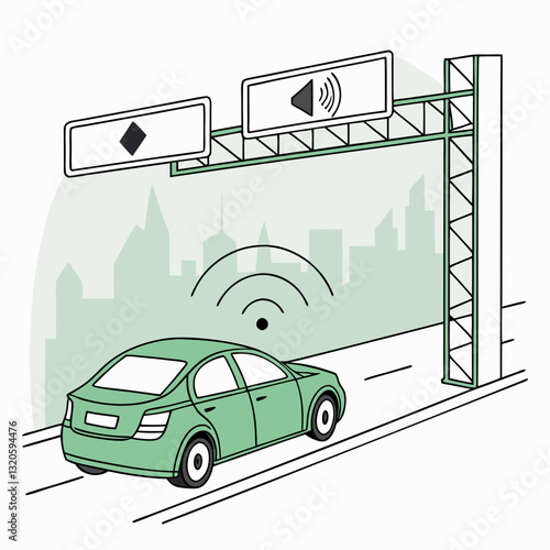 Connected vehicle technology infrastructure on highway driving for safety