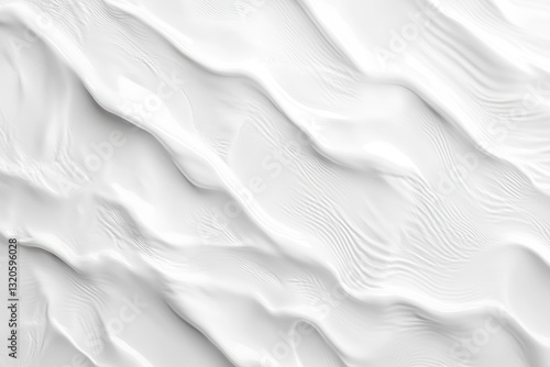Wallpaper Mural White Abstract Waves Smooth Texture Soft Background Design Torontodigital.ca