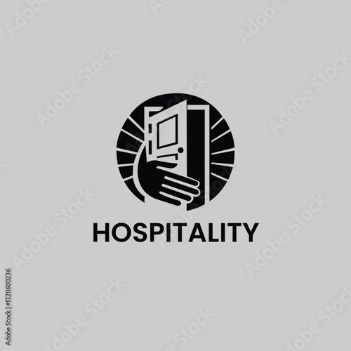 Hospitality Logo Design Vector Icon