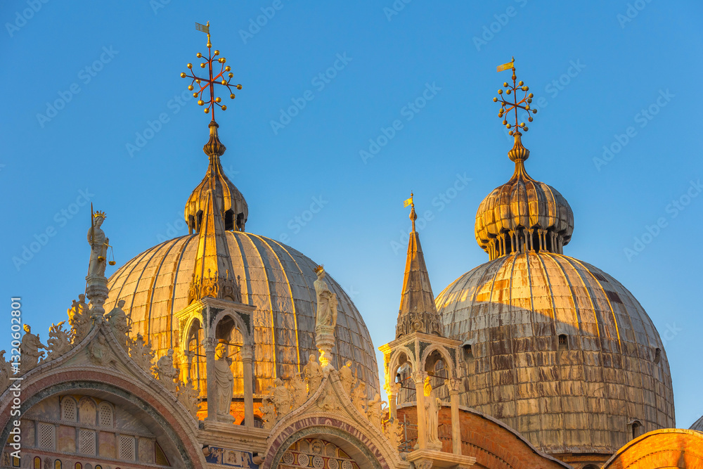 Fototapeta premium Basilica San Marco close-up, Venice, Italy