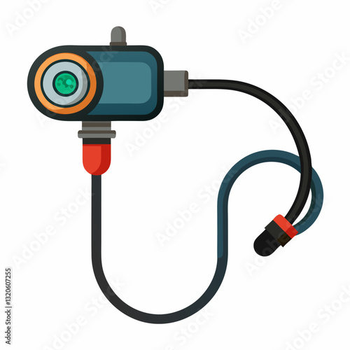 endoscope camera with a flexible insertion tube 