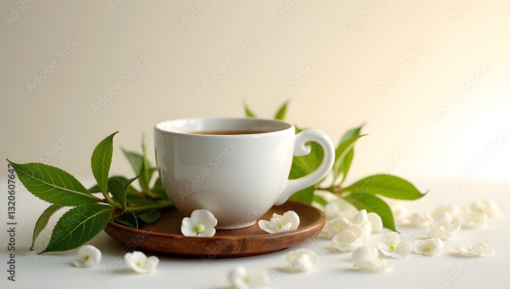 A warm and inviting coffee scene with soft spring aesthetics, delicate floral accents, and natural light, capturing the beauty of seasonal renewal. AI-Generated. A warm and inviting coffee scene with soft spring aesthetics, delicate floral accents, and natural light, capturing the beauty of seasonal renewal. AI-Generated.