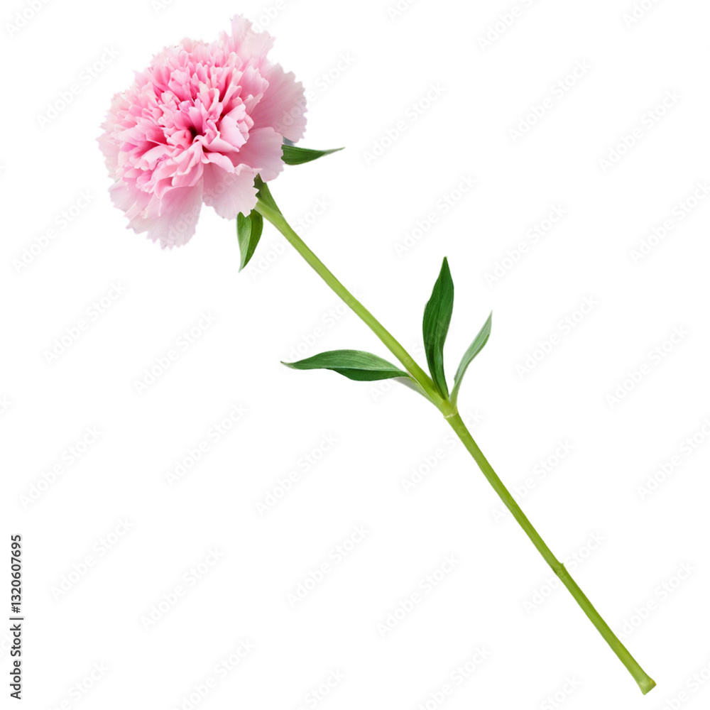 carnation flowers isolated on white background carnation flowers isolated on white background