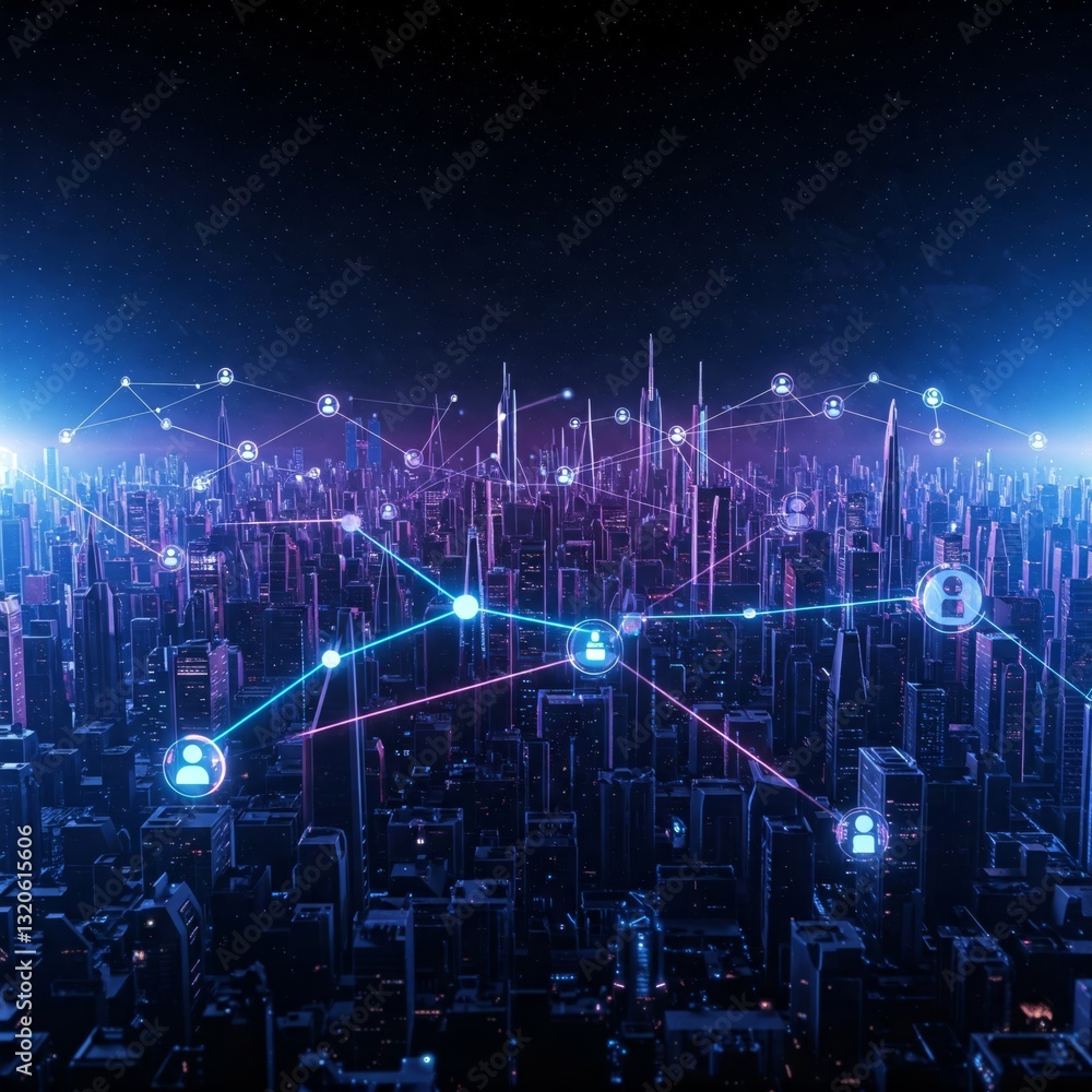 Obraz premium Data analysis, Big data information, Servers and information management