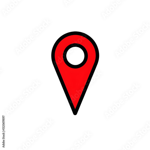 Professionally designed minimalist red location marker icon featuring a thin line outline and a circular base a sleek and modern digital symbol ideal for use in mapping navigation user interface Free Download Professionally designed minimalist red location marker icon featuring a thin line outline and a circular base a sleek and modern digital symbol ideal for use in mapping navigation user interface - GFXLoad