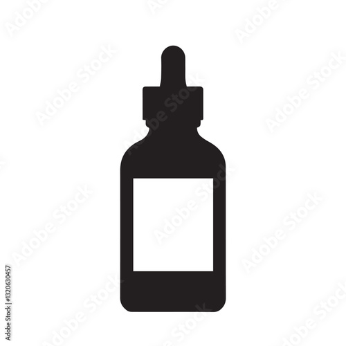 Homeopathy bottle vector