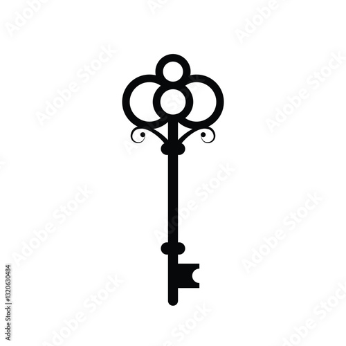 Antique Door Key Icon