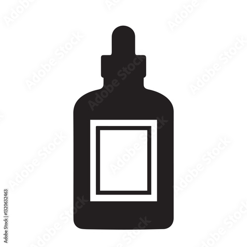 Homeopathy bottle vector