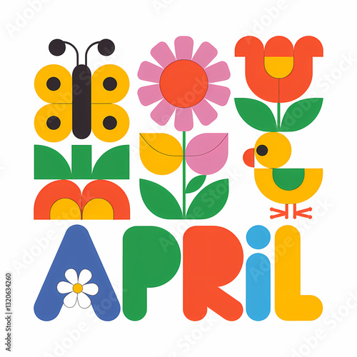 April Icon Logo