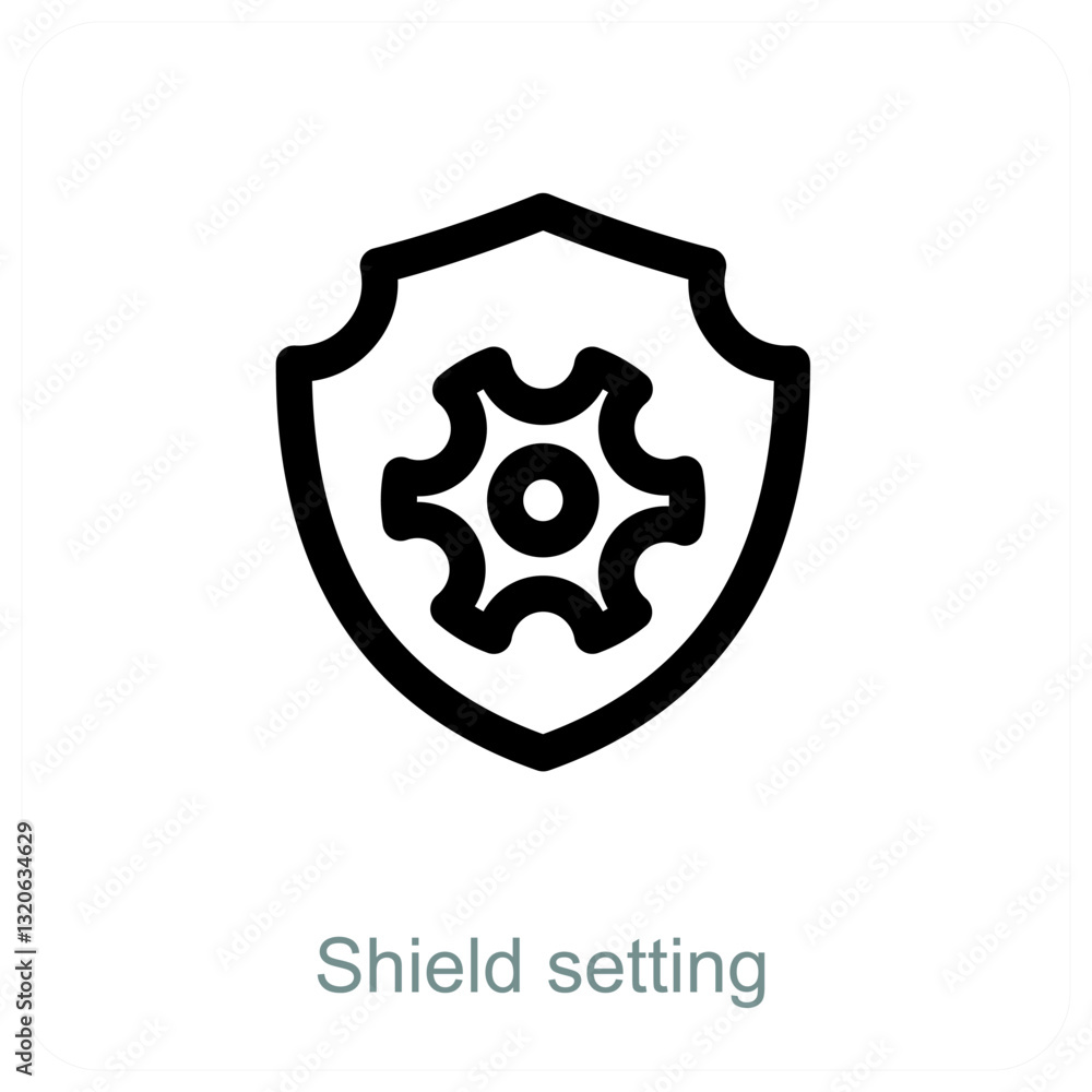 Shield setting Shield setting
