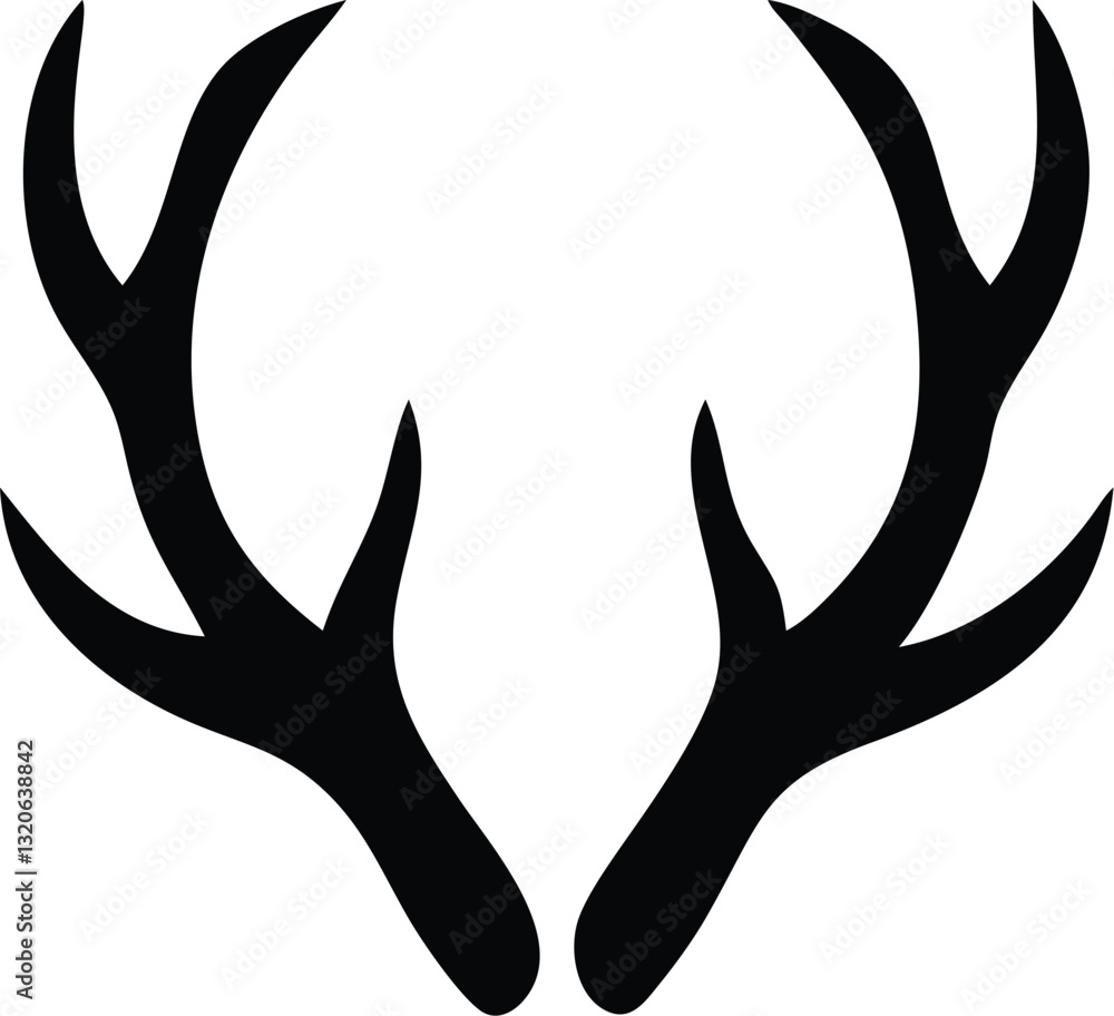 deer head silhouette vector deer head silhouette vector