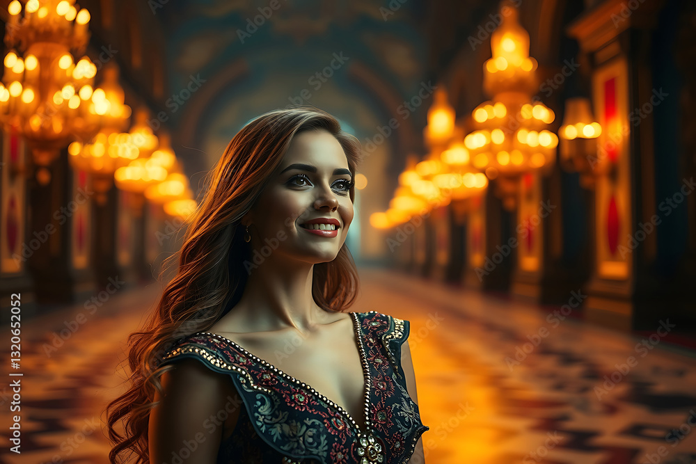 Professional style stock-image presenting a majestic wallpaper of women, exuding elegance and strength, with a dark, moody atmosphere that adds a sense of mystery and sophistication Professional style stock-image presenting a majestic wallpaper of women, exuding elegance and strength, with a dark, moody atmosphere that adds a sense of mystery and sophistication