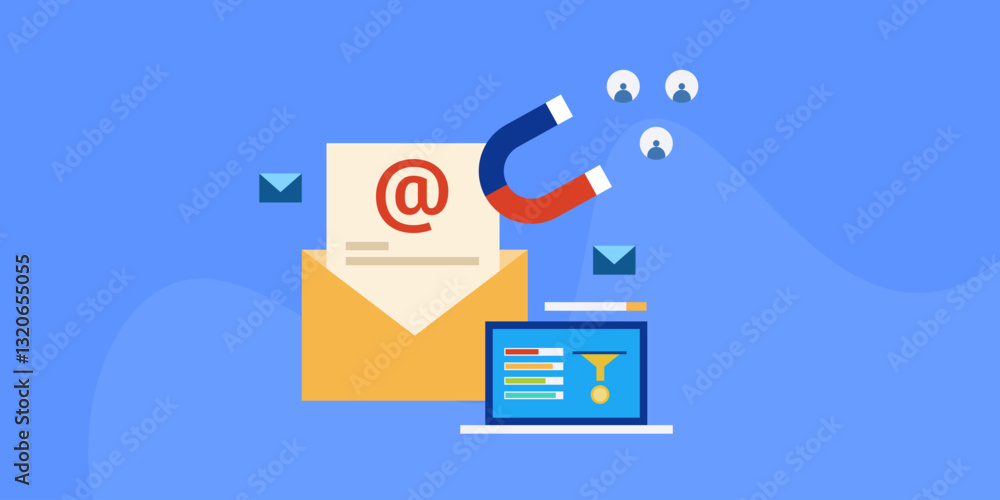 Business generates qualified leads with email marketing campaign. Business generates qualified leads with email marketing campaign.