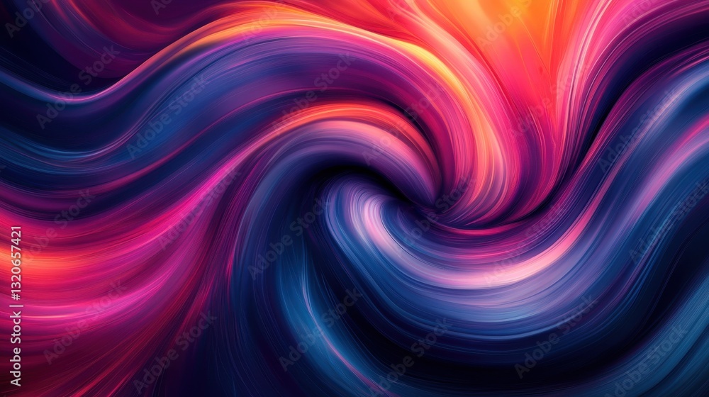 a swirling, colorful abstract art with dynamic lines and vibrant hues of pink, purple, blue and red a swirling, colorful abstract art with dynamic lines and vibrant hues of pink, purple, blue and red